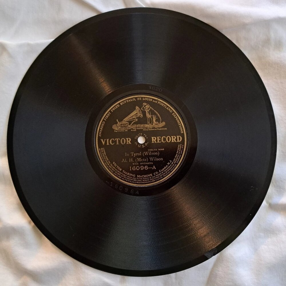 VICTOR 16096-B - In Tyrol - Under the Harvest Moon - Al H (Metz) Wilson